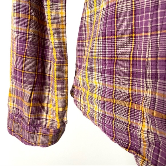 Woolrich Pearl Snap Long Sleeve Plaid Shirt - Picture 4 of 12